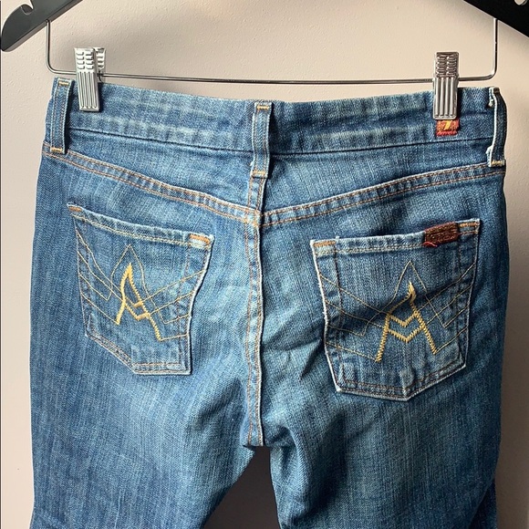 7 For All Mankind - Cropped “A” Pocket - Size 26 - Picture 4 of 8